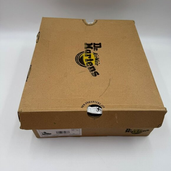 Dr. Martens Zuma II Optical White Leather Ankle Boots Womens Size 9 Lace-Up - Picture 12 of 13